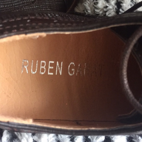 Brown leather shoes - Picture 4 of 5